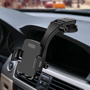 Phone Holder for Car, Dashboard & Windshield 360° Rotation